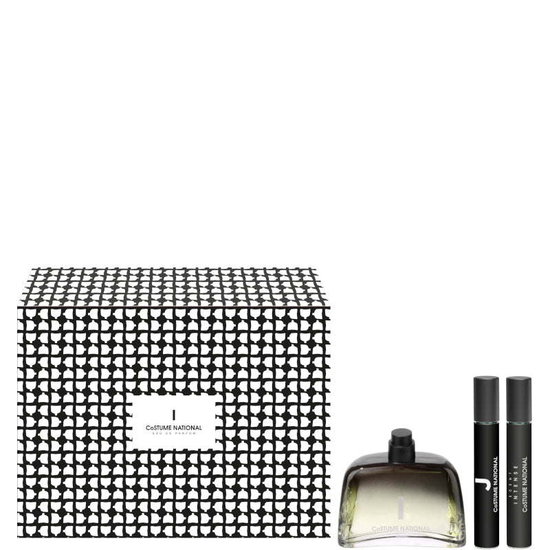 Costume National I For Men Confezione 100 ML Eau de Parfum + 7,5 ML Purse Spray J + 7,5 ML Purse Spray Scent Intense  Eau de Parfum