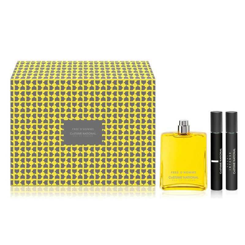 Costume National Cofanetto Free d’Homme Eau de Parfum 100ml con I Travel Spray 7,5ml e Scent Intense 7,5ml CONFEZIONI REGALO