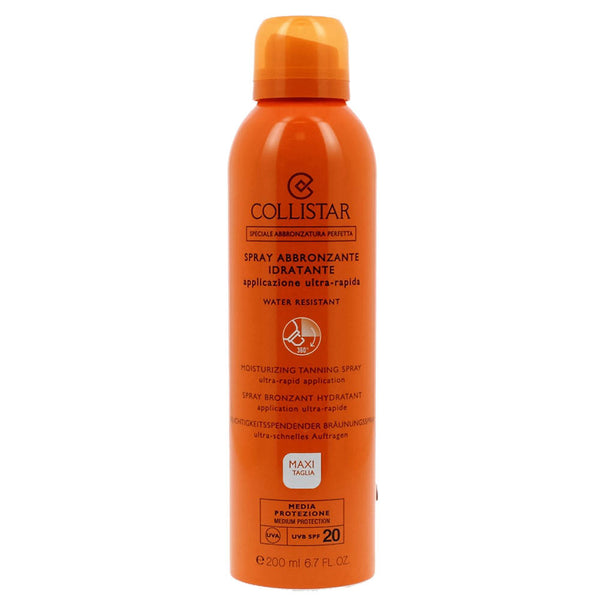 Collistar spray abbronzante idratante spf 20